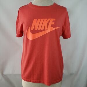Nike tangerine hilo drop shoulder tee Medium